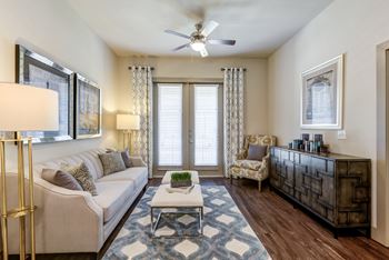 Oaks 55 active apartments in euless, tx  76039 - living room